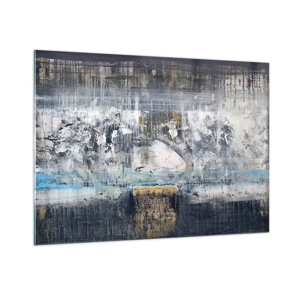 Üveg kép - Mint a jégen, mint a csomón - 100x70 cm