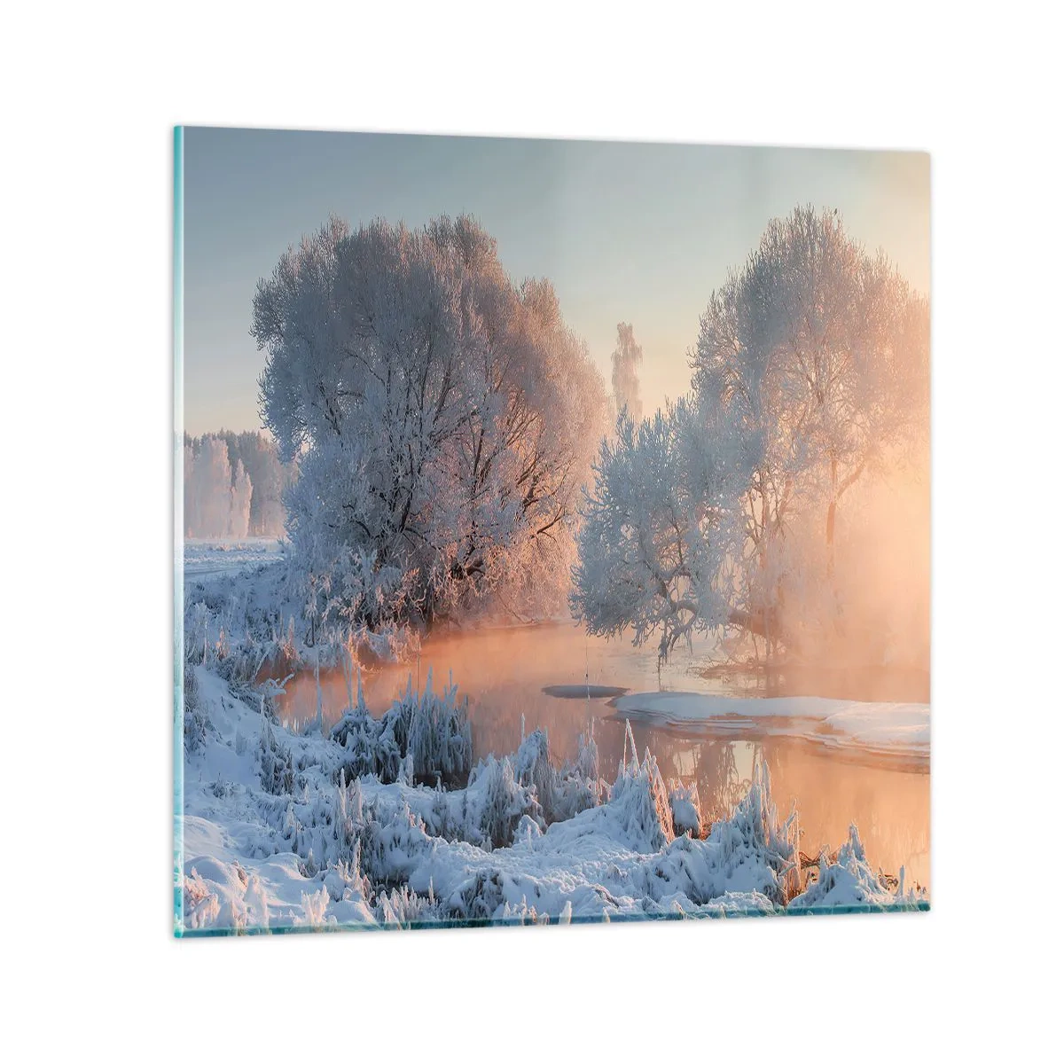 Üveg kép - A napos kristályban minden ragyog - 60x60 cm