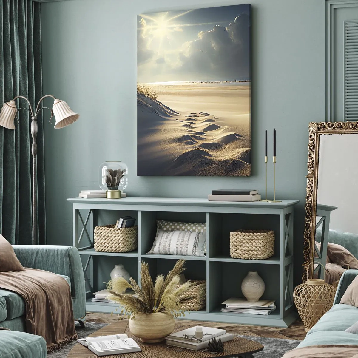 Vászonkép - Megnyugtató táj - 50x70 cm