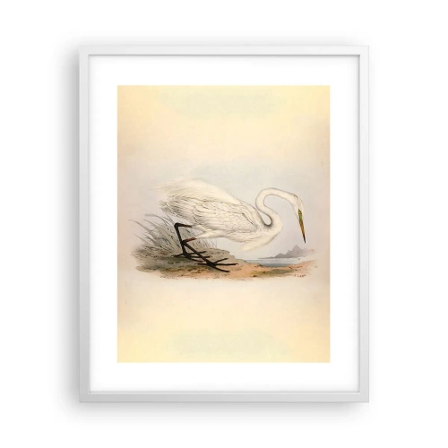 Poszter fekete keretben - Hölgy a nádasban - 40x50 cm