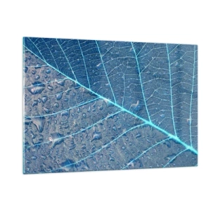 Üveg kép - Az élet kékben - 120x80 cm