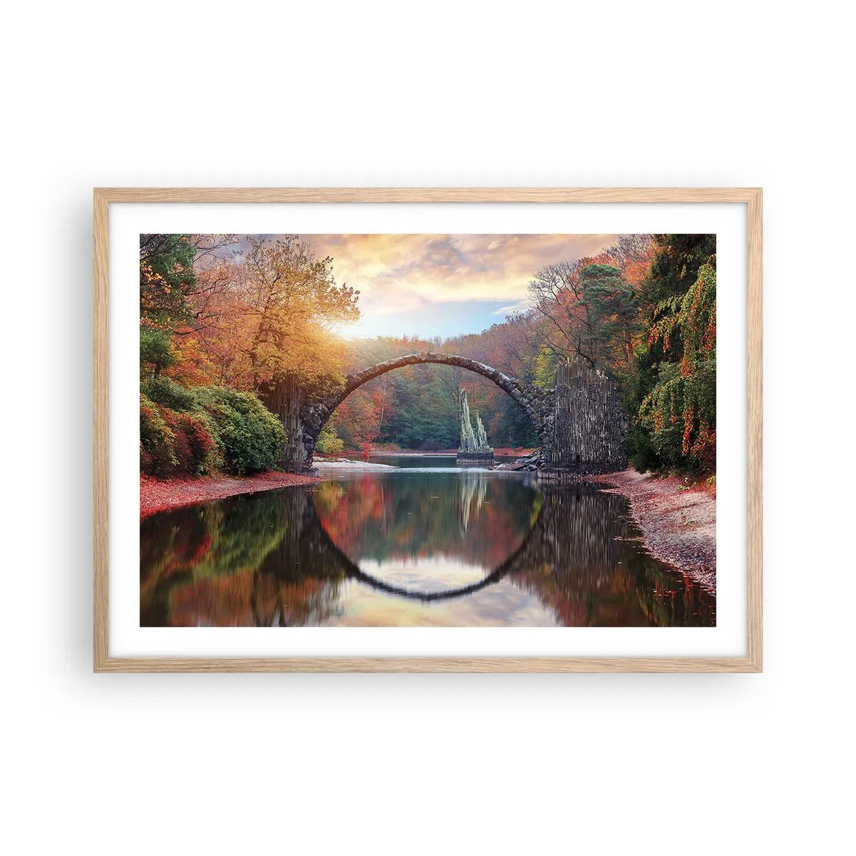 Poszter világos tölgy keretben - A tükör másik oldalán - 70x50 cm