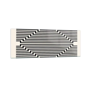 Üveg kép - Geometrikus illúzió - 140x50 cm