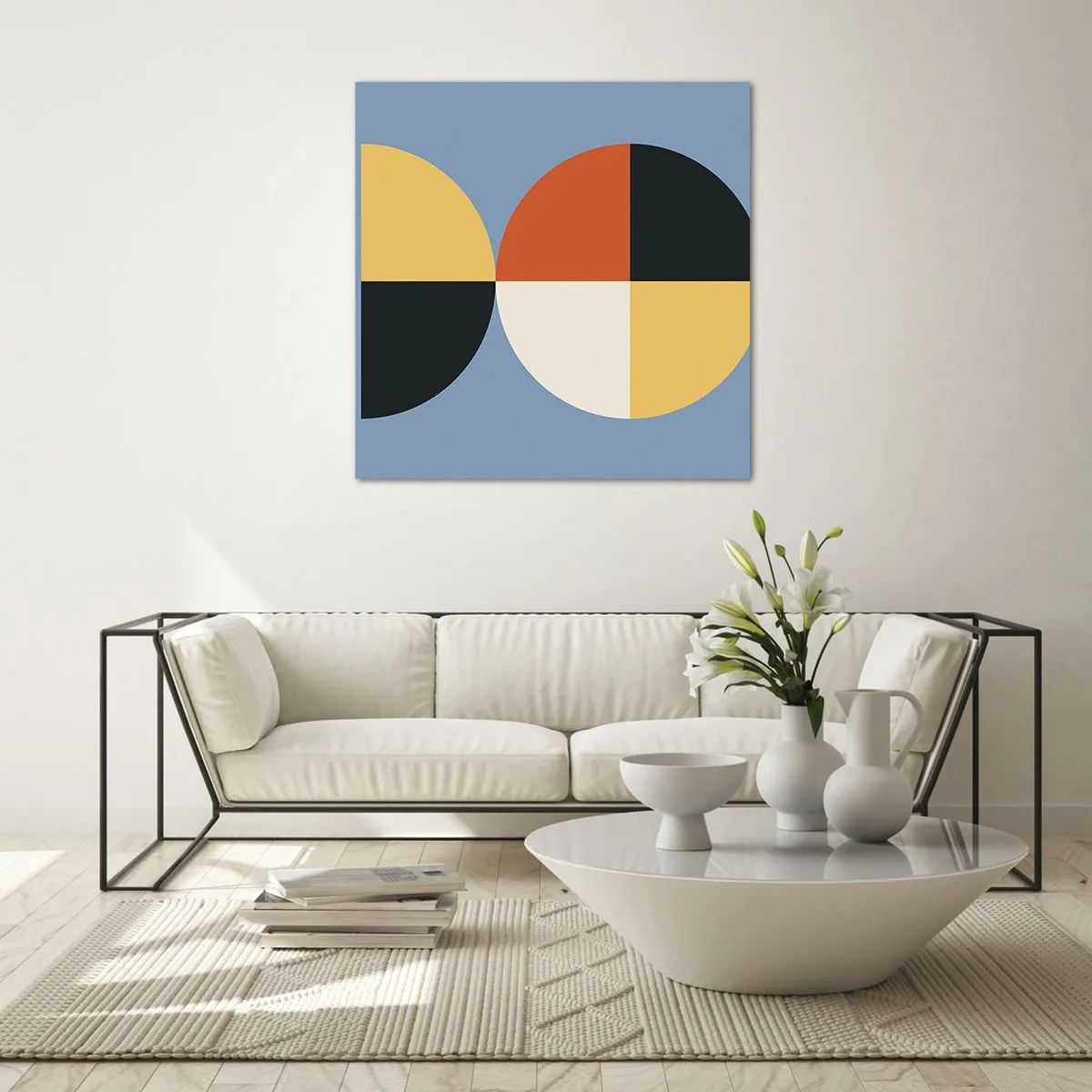 Üveg kép - Nézd és számolj - 50x50 cm