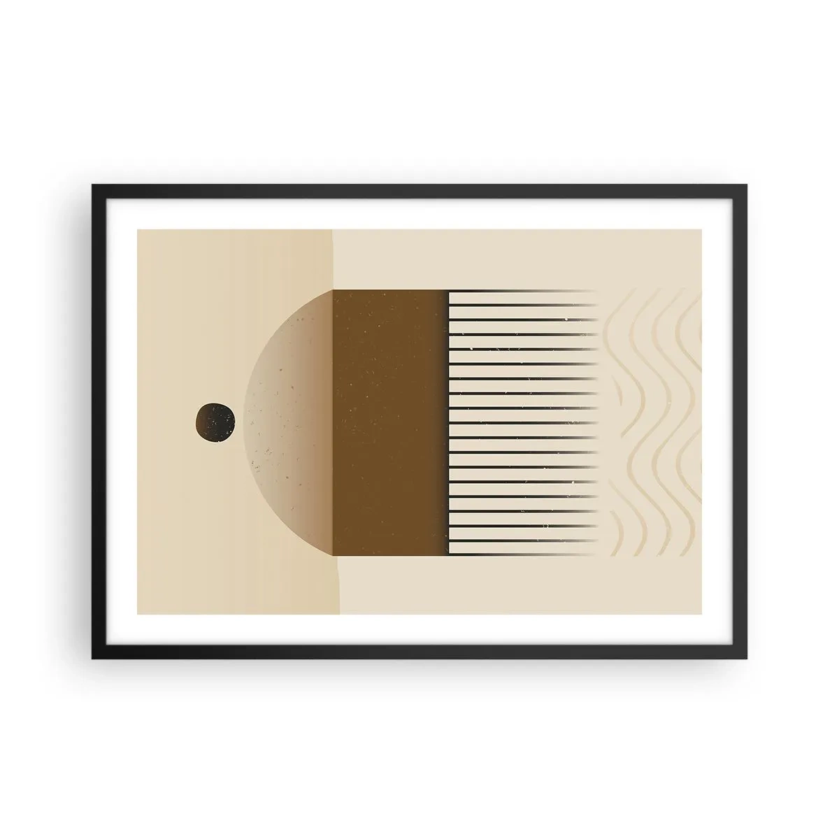 Poszter fehér keretben - Különféle államok - 70x50 cm