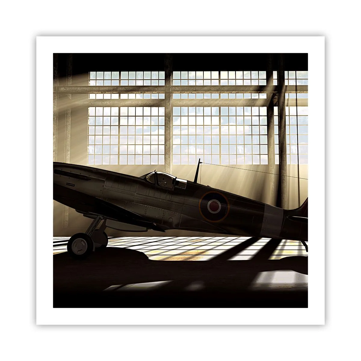 Poszter - Harcos pihenése - 60x60 cm