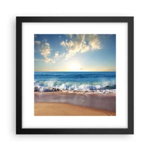 Poszter fehér keretben - Mozgás és nyugalom egyszerre - 30x30 cm