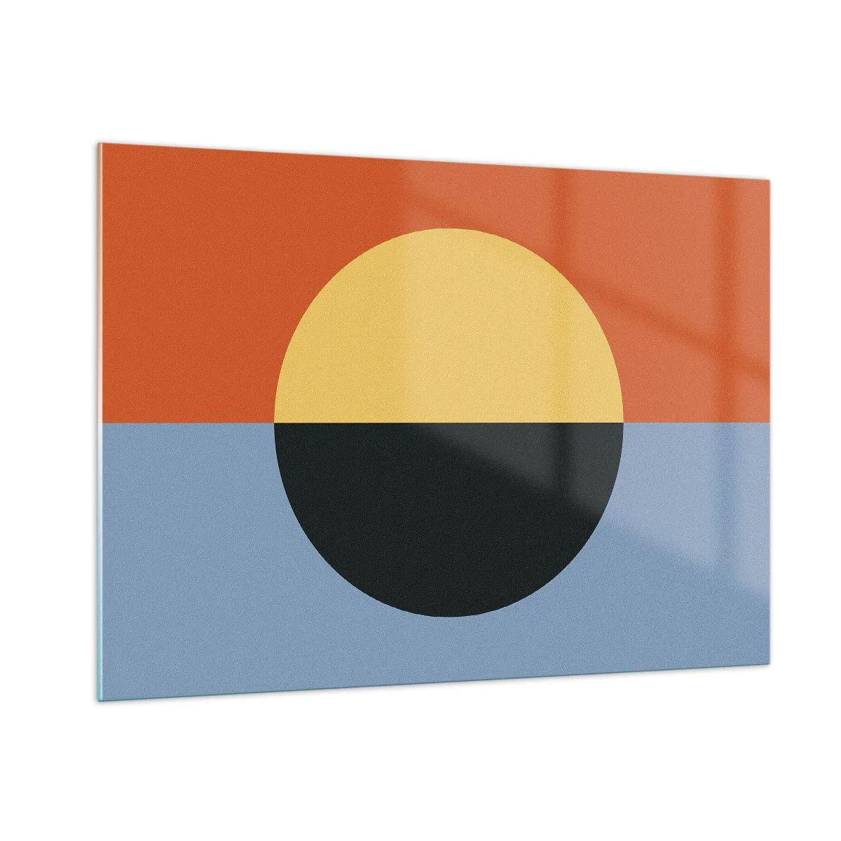 Üveg kép - A meleg és a hideg kompozíciója - 100x70 cm