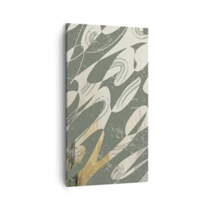 Vászonkép - Ritmikus absztrakció - 45x80 cm