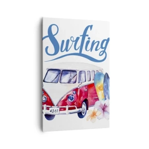 Vászonkép - Uborka - klasszikus egy szörfös számára - 80x120 cm