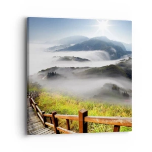 Vászonkép - Csillogásból és ködből szőtt - 40x40 cm