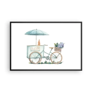 Poszter fehér keretben - A nyár édes emléke - 91x61 cm