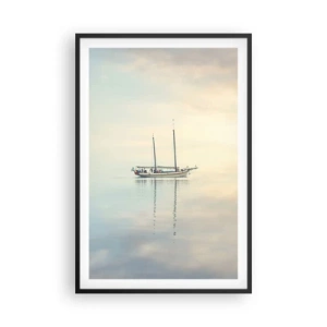 Poszter fehér keretben - A csend tengerében - 61x91 cm