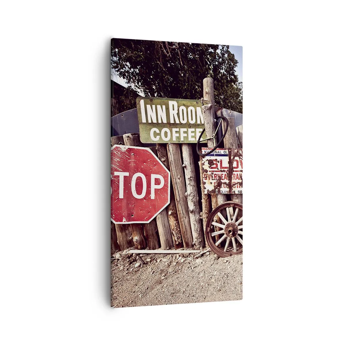 Vászonkép - És megállt az idő - 55x100 cm