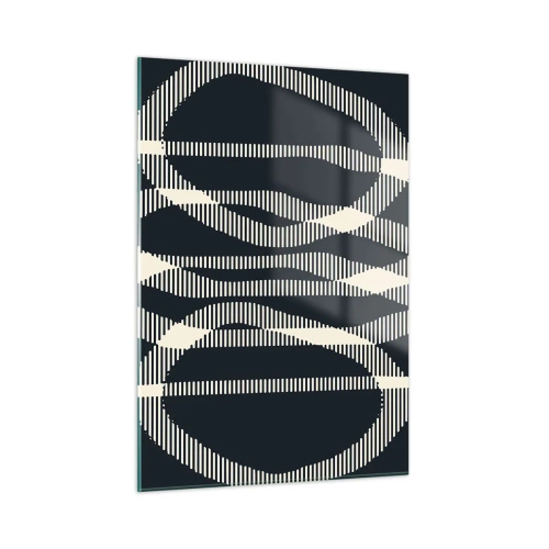 Üveg kép - Sötétség megtörése kísérlete - 50x70 cm
