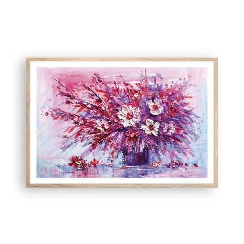 Poszter világos tölgy keretben - Ártatlanság és szenvedély - 91x61 cm