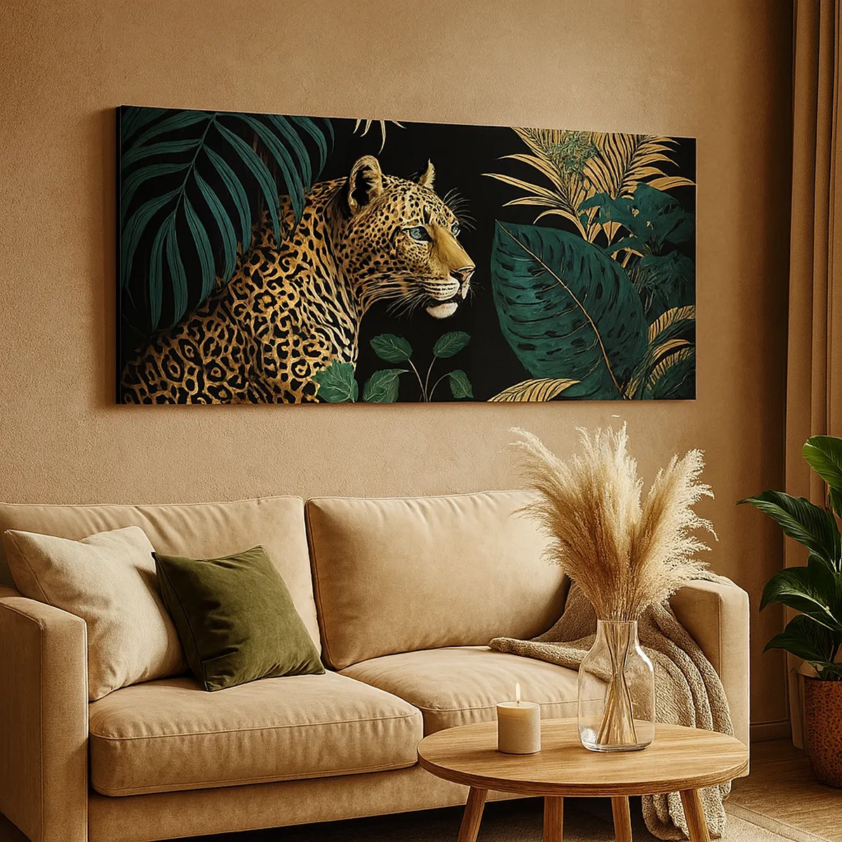 Vászonkép - A házigazda a dzsungelben - 30x30 cm