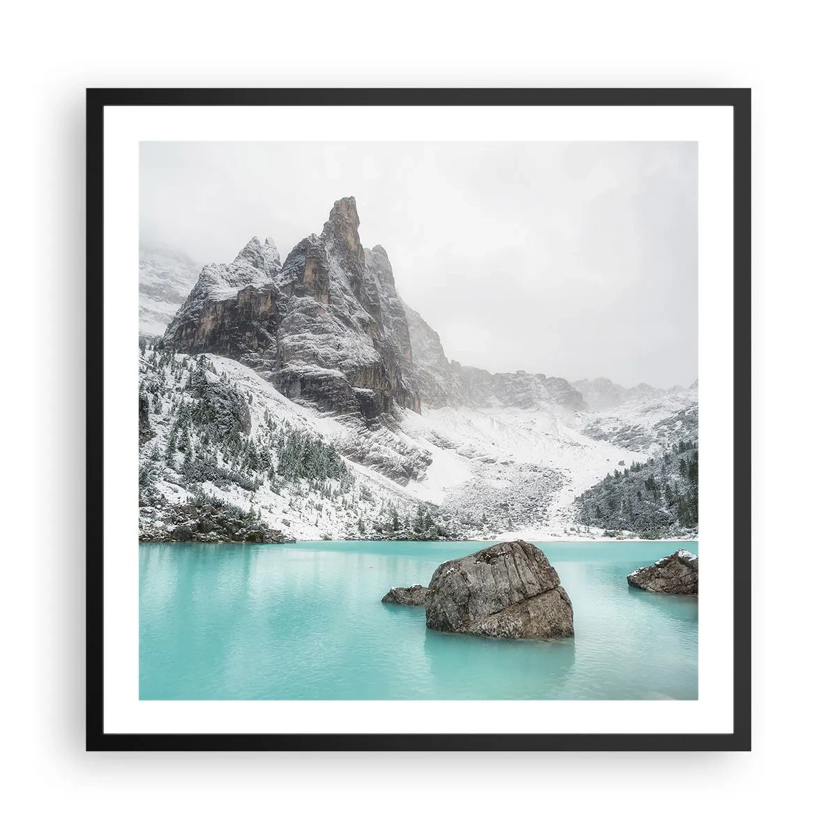 Poszter fehér keretben - Őrségben - 60x60 cm