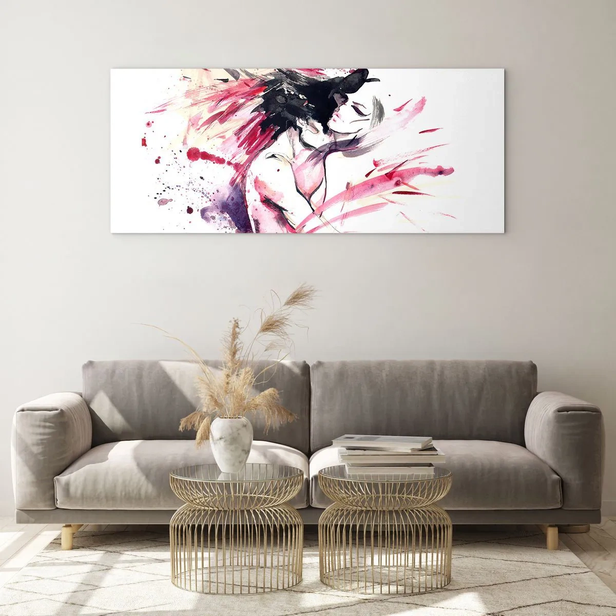 Üveg kép - A szerelem beteljesülése - 100x40 cm