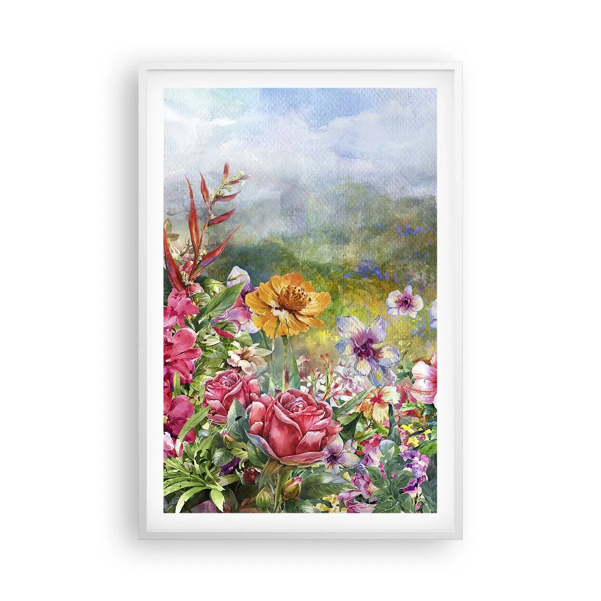 Poszter fekete keretben - A kert, amelyik megőrült - 61x91 cm