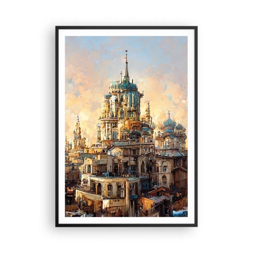 Poszter fehér keretben - A városok városa - 70x100 cm