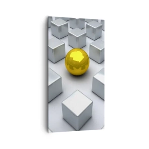 Vászonkép - Miért én? Geometriai összetétel - 55x100 cm