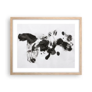 Poszter világos tölgy keretben - Módszer az őrületben? - 50x40 cm