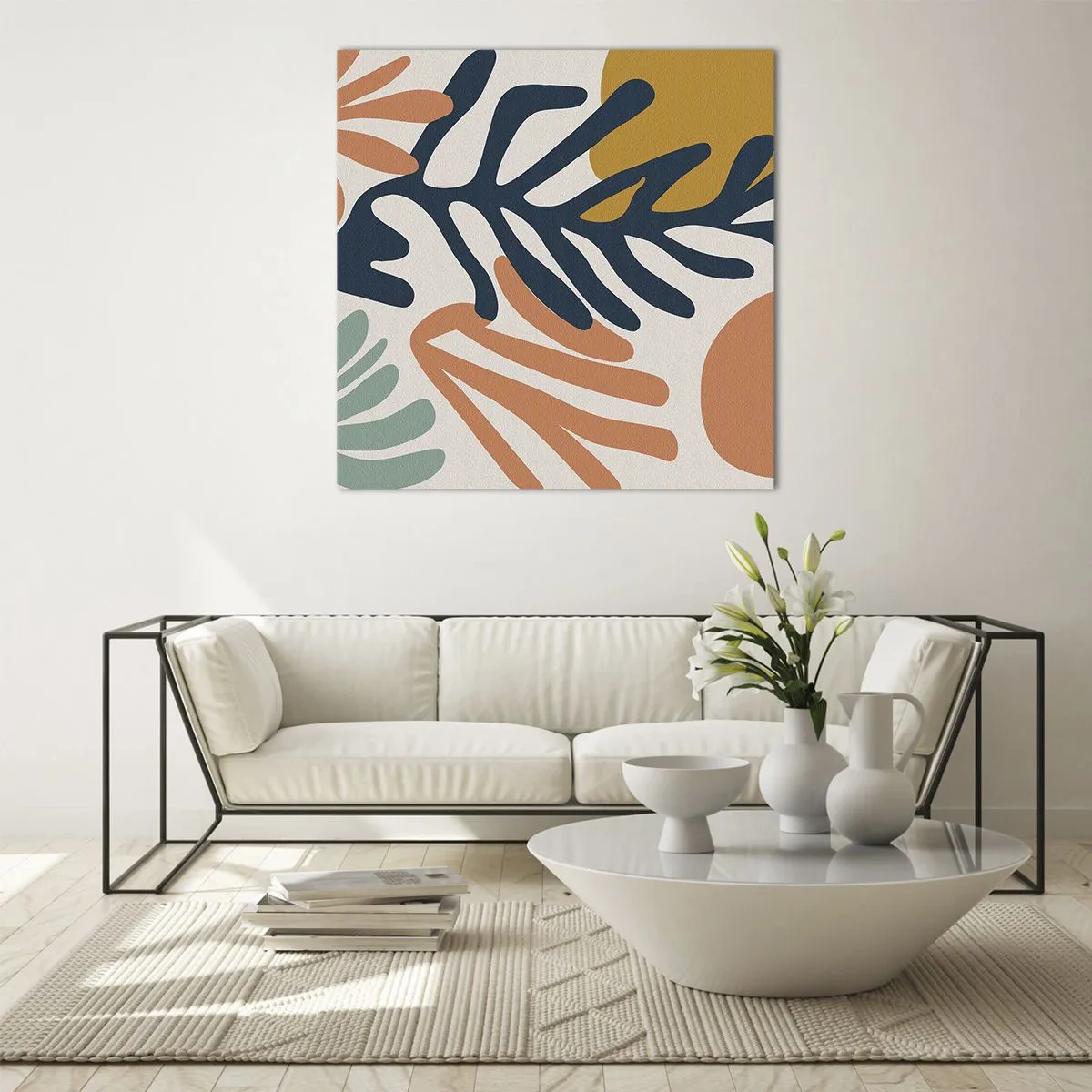 Üveg kép - Koralltengerek - 70x70 cm