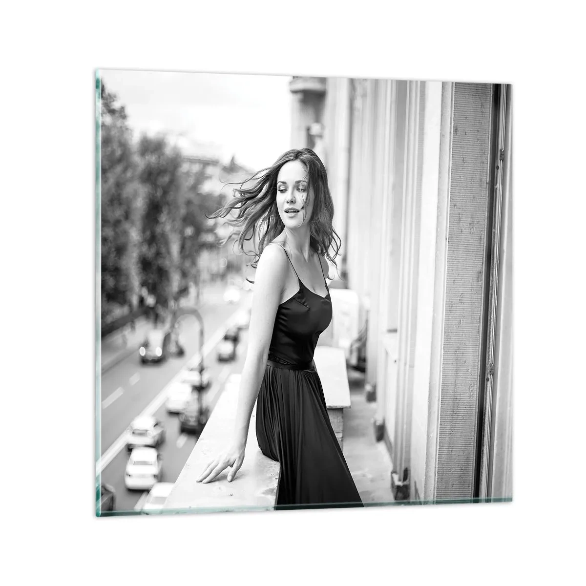 Üveg kép - Biztosan párizsi - 60x60 cm