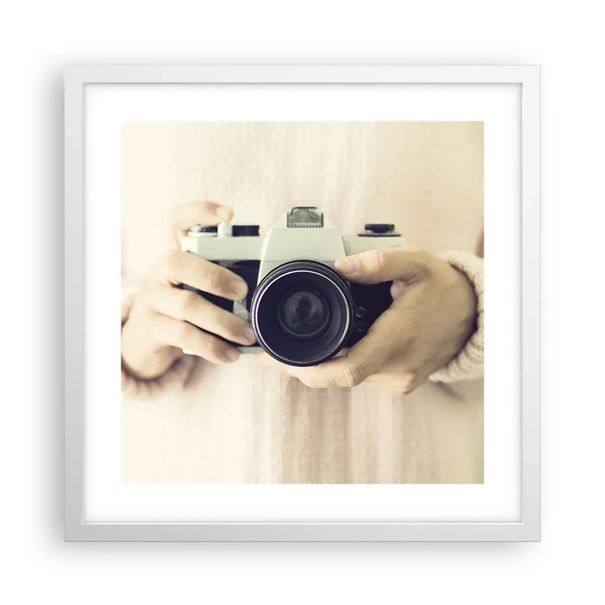 Poszter fekete keretben - Többet látni... - 40x40 cm