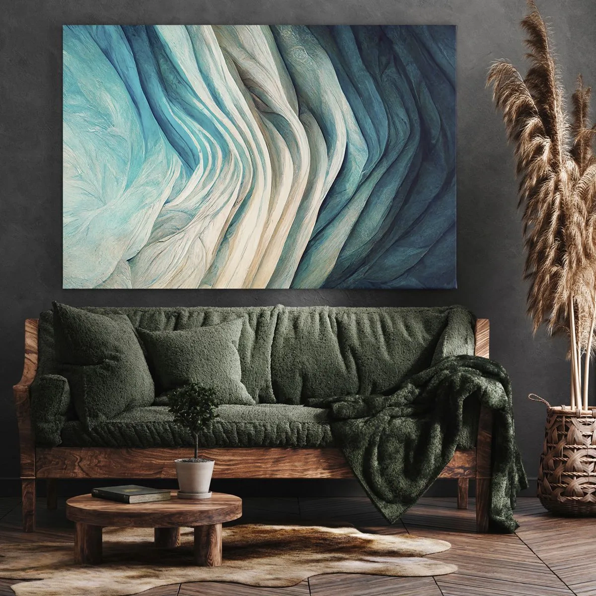 Vászonkép - Kék telhetetlenség - 120x80 cm