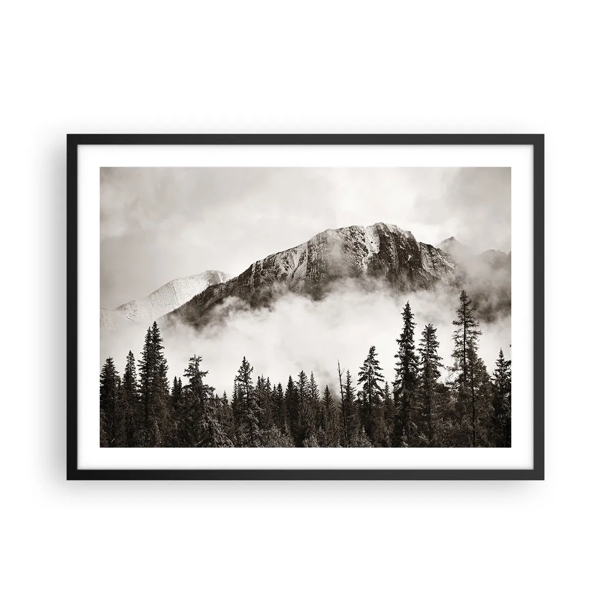 Poszter fehér keretben - Gránit uralkodó - 70x50 cm