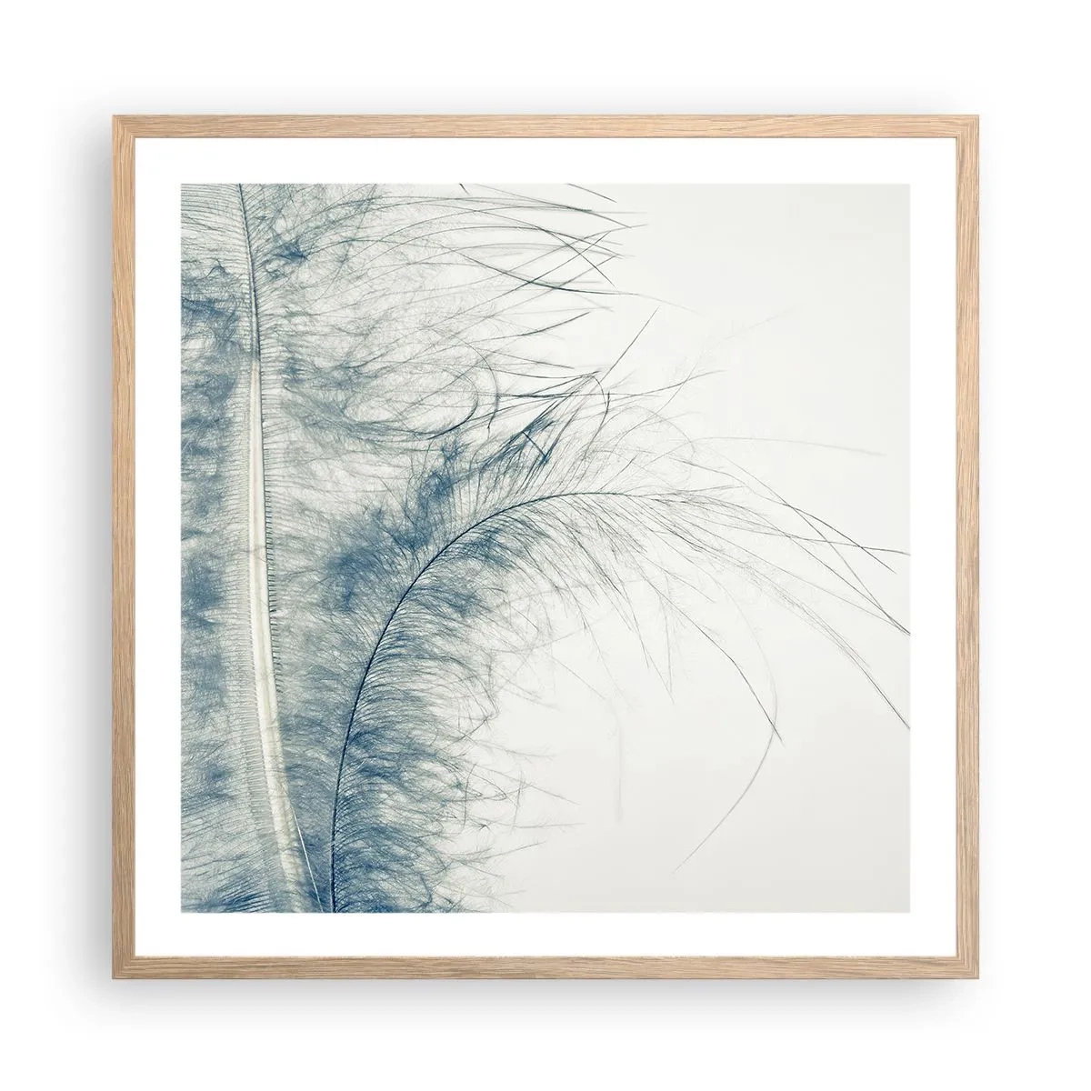 Poszter világos tölgy keretben - A természet suttogása - 60x60 cm