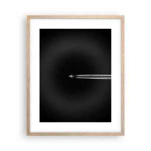 Poszter világos tölgy keretben - Egy másik dimenzióba - 40x50 cm