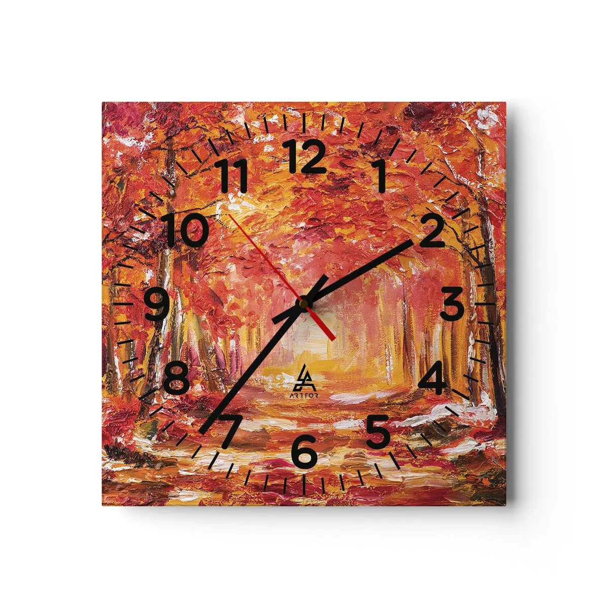 Falióra, Óra - Rézerdő - 40x40 cm