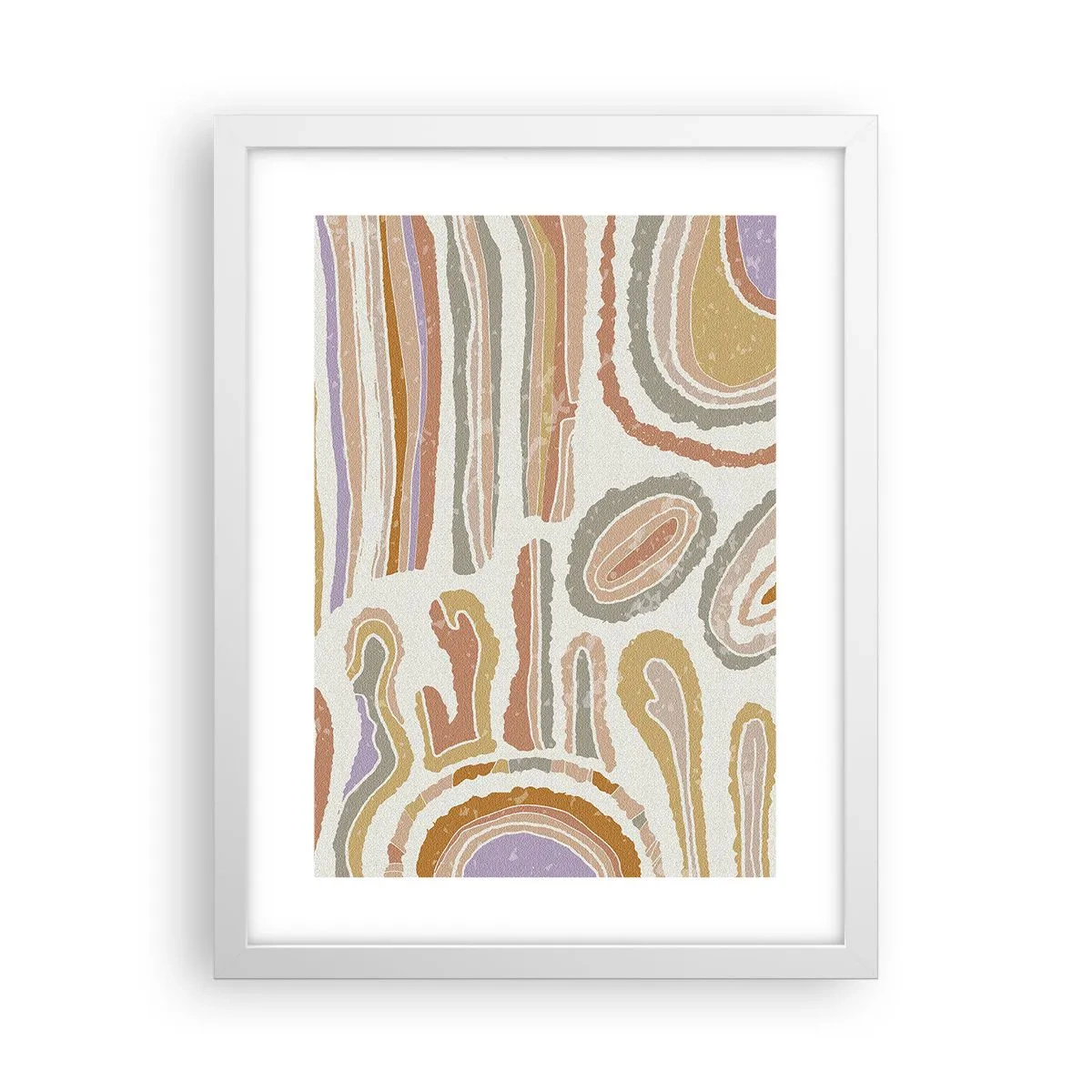 Poszter fekete keretben - Színes keresztmetszetek - 30x40 cm