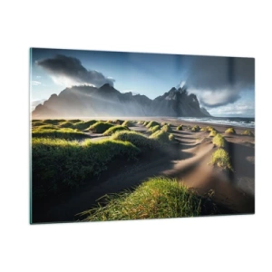 Üveg kép - Az elemek harmóniája - 120x80 cm