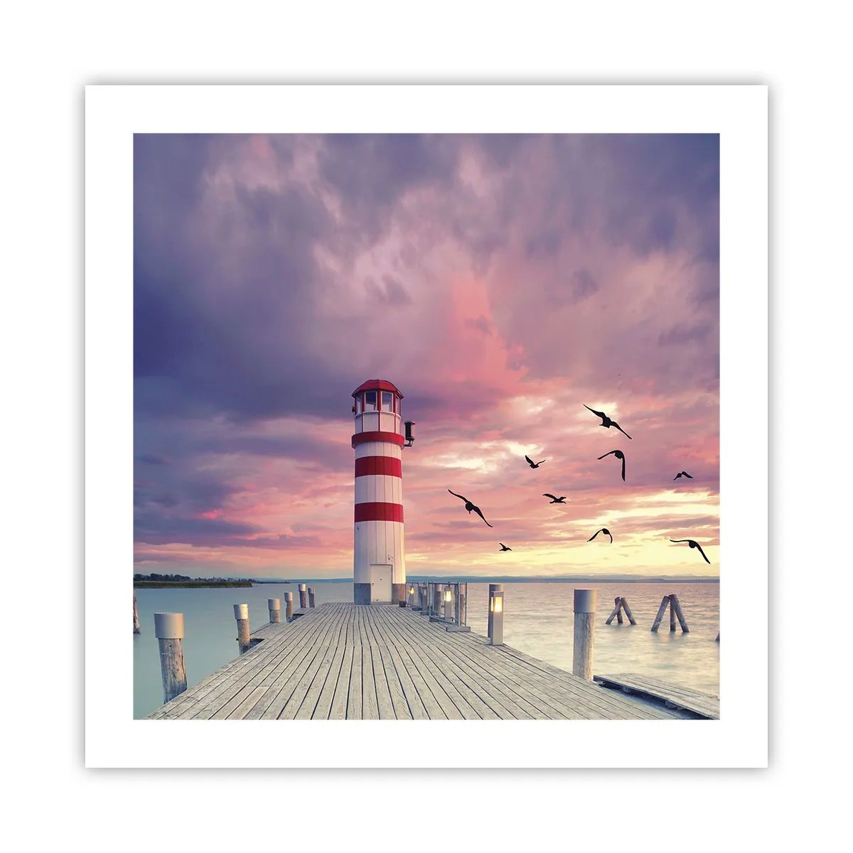 Poszter - Ideje a kikötőbe - 50x50 cm