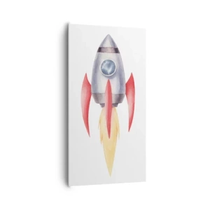 Vászonkép - Magasabbra, gyorsabban, messzebbre - 65x120 cm