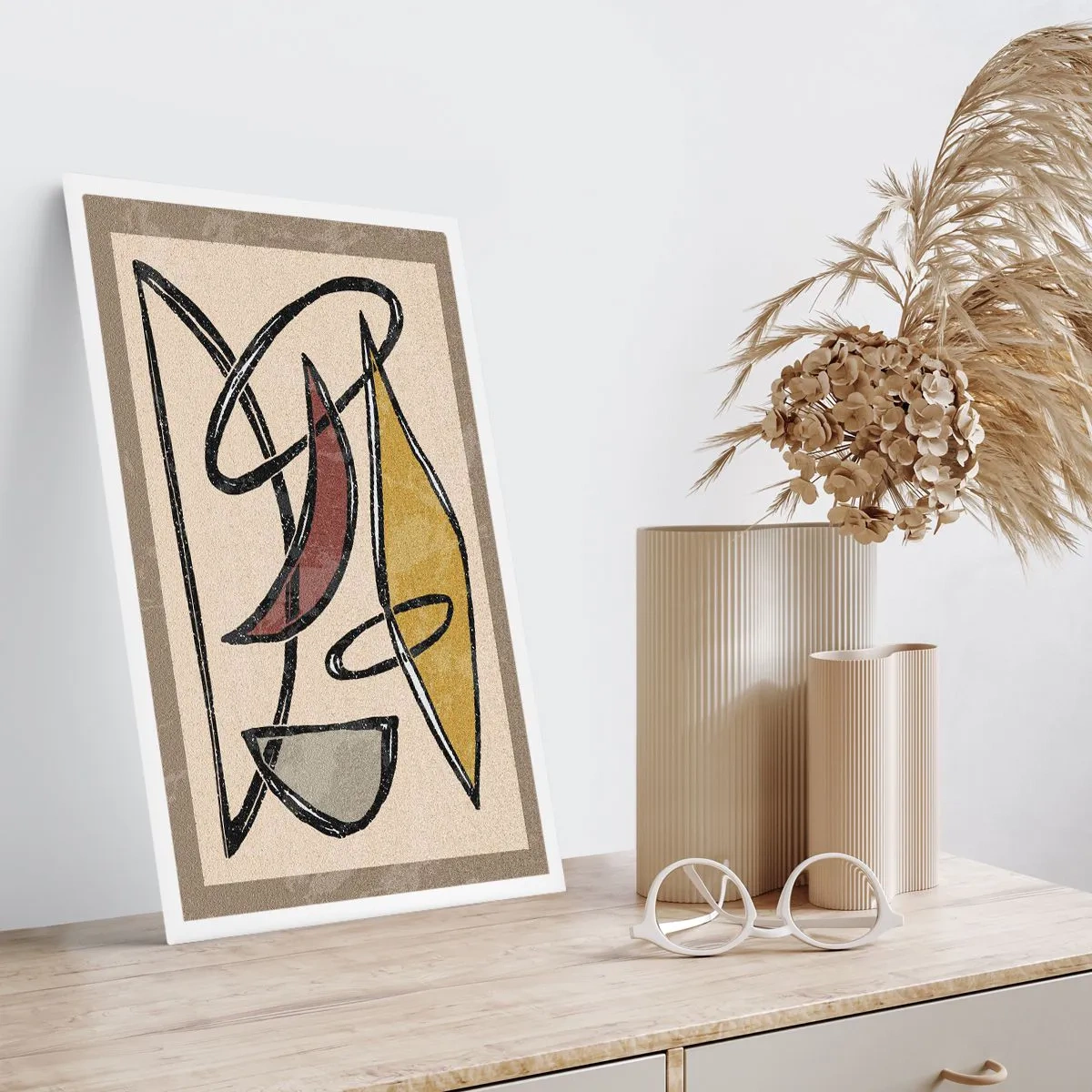 Poszter - Függőlegesek és vízszintek - 40x50 cm