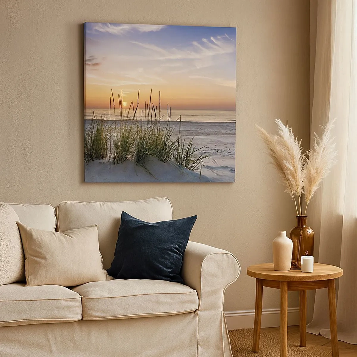 Vászonkép - Nézz, gondolkozz, érezz - 30x30 cm