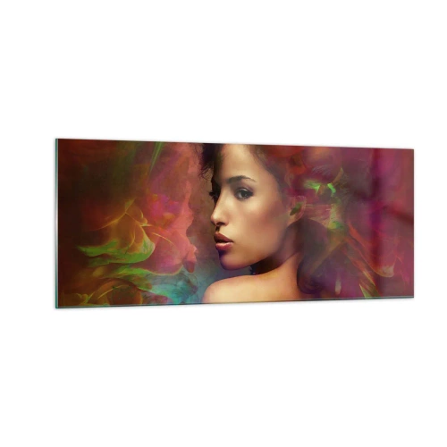 Üveg kép - Szebb, mint a szivárvány, olyan gyengéd, mint a köd - 100x40 cm