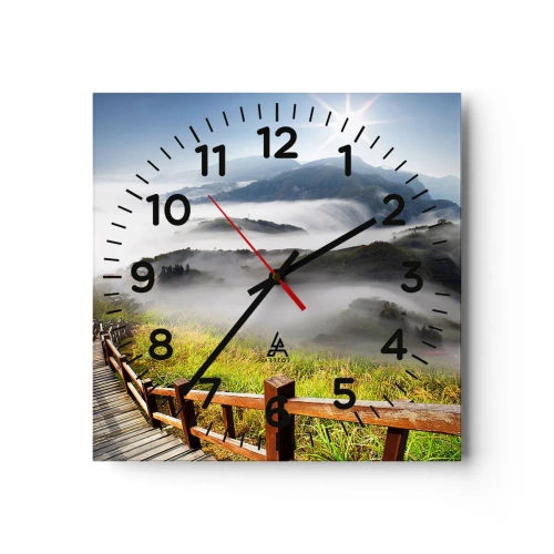 Falióra, Óra - Csillogásból és ködből szőtt - 30x30 cm