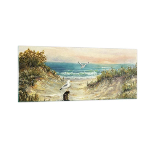 Üveg kép - Szélcsend - 100x40 cm