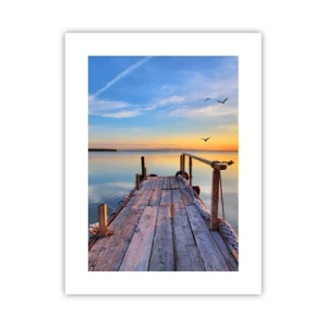 Poszter - Menj egyenesen a nap felé - 30x40 cm