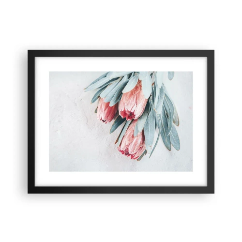 Poszter fehér keretben - Szégyellve saját szépségüket - 40x30 cm