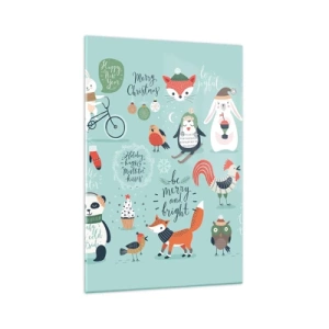 Üveg kép - Legyen mindig ünnep! - 70x100 cm