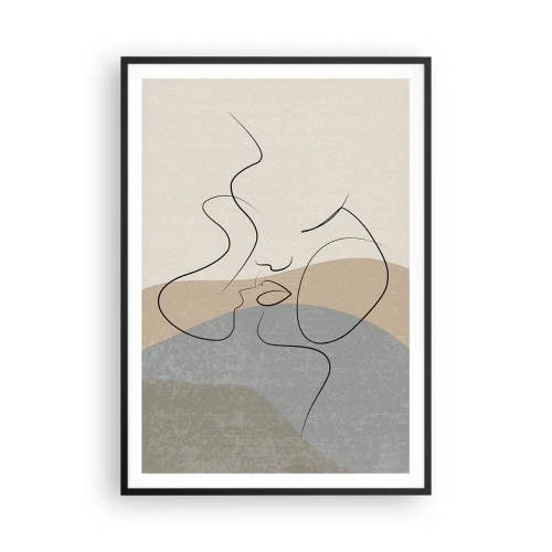 Poszter fehér keretben - Mint egy ecsetvonás - 70x100 cm