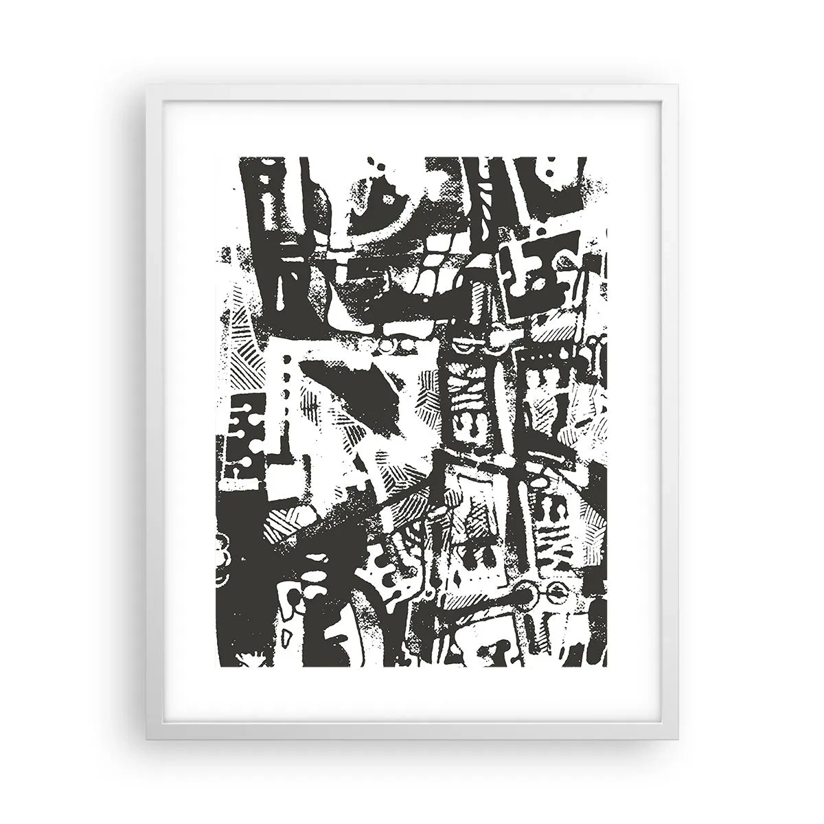 Poszter fekete keretben - Rend vagy káosz? - 40x50 cm