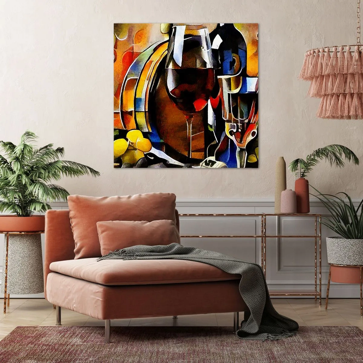 Vászonkép - A világ is színeket ölt - 50x50 cm